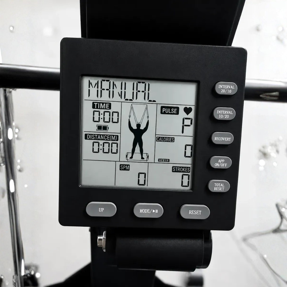 Ski machine monitor
